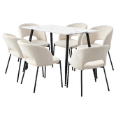 Living Fusion Tessa Dining Table &amp; Chair Set