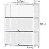 Living Fusion Etienne 3 Tier Display Cabinet