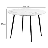 Living Fusion 4 Seater Tessa Dining Table &amp; Chair Set
