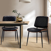 Living Fusion Suri Faux Leather Dining Chairs