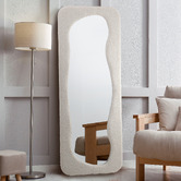Living Fusion Lucian Boucle Full Length Mirror