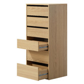 Living Fusion 3 Piece Natural Cassandra Wardrobe Set