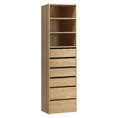 Living Fusion 3 Piece Natural Cassandra Wardrobe Set