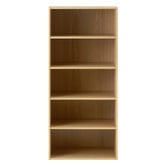 Living Fusion Natural Cassandra 5 Shelf Wardrobe