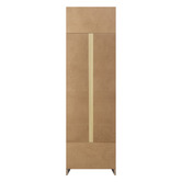 Living Fusion 3 Piece Natural Cassandra Wardrobe Set