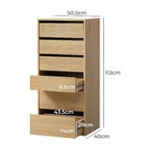 Living Fusion Natural Cassandra 6 Drawer Wardrobe