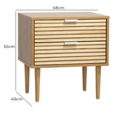 Living Fusion Myles Bedside Table