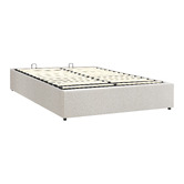 Living Fusion White Seraphine Boucle Gas Lift Bed Base
