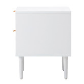 Living Fusion Ylona 2 Drawer Ribbed Bedside Table