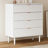 Living Fusion Ylona 4 Drawer Ribbed Chest