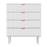 Living Fusion Ylona 4 Drawer Ribbed Chest