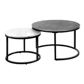 Living Fusion 2 Piece Caius Nesting Coffee Table Set