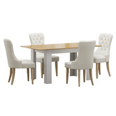 Living Fusion Chandria Extendable Dining Table &amp; Chair Set