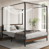 Living Fusion Victoria Canopy Bed Frame