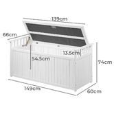 Living Fusion 2 Seater Nicola Outdoor Storage Bench