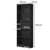 Living Fusion Luz 5 Tier Shelving Unit