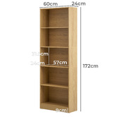 Living Fusion Luz 5 Tier Shelving Unit