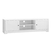 Living Fusion 160cm White Aurora Entertainment Unit