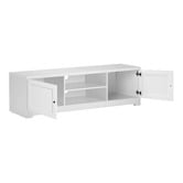 Living Fusion 160cm White Aurora Entertainment Unit