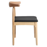Living Fusion Banks Faux Leather Dining Chairs