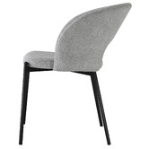 Living Fusion Grey Wilson Faux Linen Dining Chairs