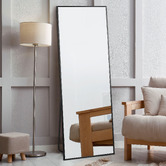 Living Fusion Amber Aluminium Floor Mirror