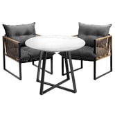 Living Fusion 2 Seater Hicks Outdoor Dining Table &amp; Chair Set