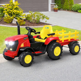 Living Fusion Louie Ride-On Tractor with Trailer