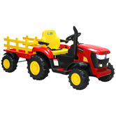 Living Fusion Louie Ride-On Tractor with Trailer