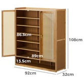 Living Fusion Simone 3 Door Shoe Cabinet