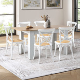 Living Fusion Chelsey Extendable Dining Table &amp; Chair Set