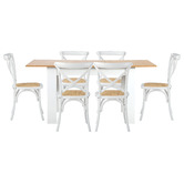 Living Fusion Chelsey Extendable Dining Table &amp; Chair Set