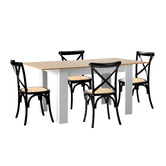 Living Fusion Chelsey Extendable Dining Table &amp; Chair Set