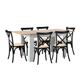 Living Fusion Chelsey Extendable Dining Table &amp; Chair Set
