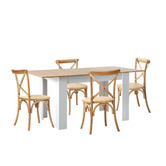 Living Fusion Chelsey Extendable Dining Table &amp; Chair Set