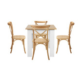 Living Fusion Chelsey Extendable Dining Table &amp; Chair Set