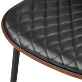 Living Fusion 4 Seater Niall Faux Leather Dining Table &amp; Chair Set