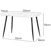 Living Fusion Esha Dining Table &amp; Chair Set