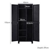 Living Fusion Henry Outdoor Storage Cabinet