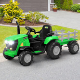 Living Fusion Louie Ride-On Tractor with Trailer