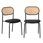 Living Fusion Radegonde Faux Leather Dining Chairs