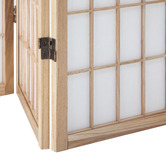 Living Fusion 6 Panel Elpeda Paulownia Wood Room Divider