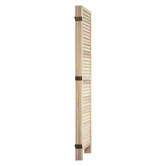 Living Fusion 4 Panel Kryvo Paulownia Wood Room Divider