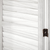 Living Fusion 4 Panel Kryvo Paulownia Wood Room Divider