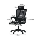 Living Fusion Blanche High Back Mesh Office Chair