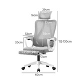 Living Fusion Blanche High Back Mesh Office Chair