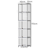 Living Fusion 5 Door Lennon Display Cabinet