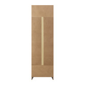 Living Fusion Black Cassandra 3 Shelf &amp; Hanging Wardrobe