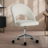 Living Fusion Charmed Boucle Home Office Chair