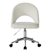 Living Fusion Charmed Boucle Home Office Chair